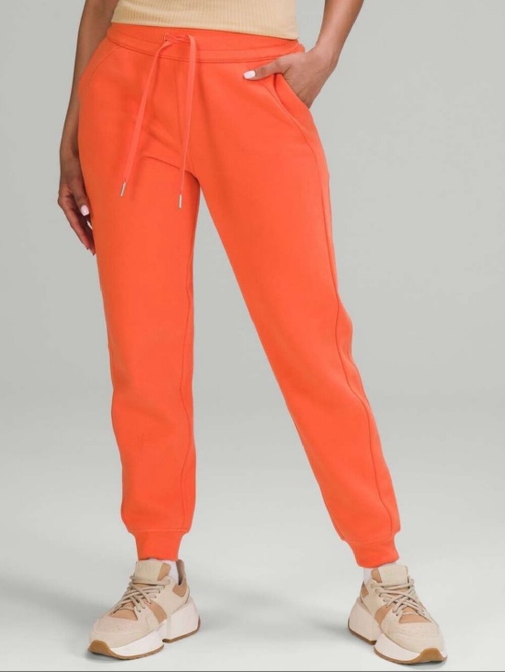 Lululemon Scuba High-Rise Jogger - Coral Salmon Color